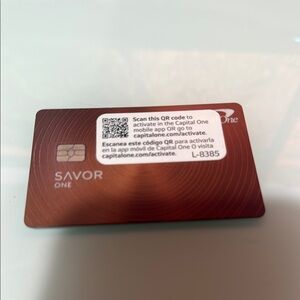 Capital One Savor One Card - Red